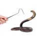 Snake Hook Extensible Stainless Steel Snake Catcher Capture Hook for Reptile Catching Controlling Moving Snakes 16.5-68cm /6.5-26.7in