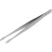 Flat Tweezers for PCB Soldering & Arc Welding | Alloyed Steel Long Handle Straight & Curved Design - Buy Online on SooperMarket.com