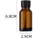 Buy JIHUOO 5-Piece Glass Nail Polish Bottles (15ml) with Brush | Empty Nail Polish Containers for DIY Manicures International Shipping Available - Buy Online on SooperMarket.com