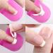 26 Piece Nail Polish Glue Model Leakproof Manicure Protection Tool + 1 PC Sticker Nail Stickers Letters Small J (Pink One Size) pink one size - Buy Online on SooperMarket.com