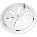 iSure Marine 4 inch Round Butterfly Air Vent Plate 2 Pack - 316 Stainless Steel for Boat Cabin Ventilation - Buy Online on SooperMarket.com