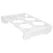 OFFSCH Acrylic Egg Holder 1 Set Food Tray Eggs Fridge Refrigerator Egg Storage Egg Holder Acrylic Household Egg Plate
