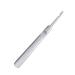 Stainless Steel Cuticle Pusher Trimmer Remover Metal Cuticle Pusher Remover Dead Skin Fork Manicure Pedicure Salon Trimmer Scissors Practical Nail Art Manicure Tool (Silver)