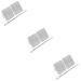 3 Sets Ring Palette Stainless Steel Makeup Plate Palette for Makeup Cosmetic Mixing Tool Makeup Mixing Palette Makeup Artist Mixing Palette Cosmetic Mixing Plate Makeup Tool
