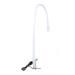 Marhynchus LED Eyelash Extension Lamp Gooseneck Bending LED Light Eyelash LED Floor Light for Skincare Lashes Eyebrows (US Plug 100 240V)