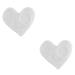 STOBOK 2pcs Coaster Mold DIY Silicone Mold Silicone Coaster Resin Molds Simple Mold Gummie Molds Zip Pull Silicone Molds Simple DIY Mold Silica Gel Crystal Candle Holders White Whitex2pcs 13.6X13CMx2pcs