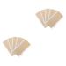 Beavorty 20 Sheets Wig Glue Paster Paper Supplies Pu