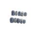 Cute Fake Nail Metal Short Style Halo Dyed Ice Transparent Finished Nail Beauty Handmade Wearable Nail Detachable (Color : A Size : M) 1 count (Pack of 1) A