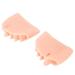 Hiraith 1 Pair Silicone Bunion Straightener Hallux Valgus Corrector Toe Protector Foot Care Pain Relief (Skin Color)