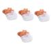 minkissy 8 Pairs Exfoliating Moisturizing Socks Cracked Socks Calcetines para Mujer Foot Whitening Socks Moisture Socks Moisturizing Socks for Cracked Feet Torn Socks Girl Women's Sebs