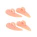 Healvian 4pcs Middle Toe Support Pad Shoe Toe Protector Foot Protectors for Feet Nursing Bunion Toe Bunion Relief Protector Bunion Pads Toe Tool Foot Care Toe Pad