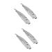 Cabilock 4 pieces holder for razor plane Father's day gifts razor blade holder vintage razor for men razor holder made of stainless steel vintage razor hairy knife