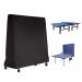 Ping Pong Table Cover,Folding Outdoor Table Tennis Cover(65'' x 27.56'' x 72.83'') Premium 210D Oxford Fabric for All Weather Waterproof Dustproof Protection