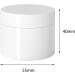 Zeoabsy 4-Piece 30ml Thick Shine White Round Plastic Crucibles with Screw Caps - Perfect for Ointments Lip Balm and Cosmetic Creams | Includes 4 Spatulas - Buy Online on SooperMarket.com