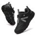 Yapoly Hiking Shoes Boys Girls - Toddlers Athletic Shoes Waterproof Anti-Collision for Trekking Trailing Camping Walking Running - Outdoor Kids Shoes Non-slip for Little Big Kids 13 Little Kid Black