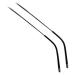 RANARA Replacement Eyeglass End Tips Eyeglass Legs Eyeglass Accessories 1 Pair Thin Metal Frame Arms Eyeglass Replacement Temples Gray