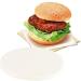 500 Pack Restaurant-Grade Non-Stick Hamburger Patty Paper | Round Wax Paper 4.25'' Dia | GWHOLE - Buy Online on SooperMarket.com