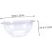 Didiseaon 2 Pcs Lace Washbasin Bathroom Face Basin Cleaning Basin for Home Washing Basin for Face Home Face Basin Vegetable Wash Bowl Baby Wash Bowl Washing Dishes Tub Pp Portable Wash Basin 23x23cmx2pcs Transparentx2pcs - Buy Online on SooperMarket.com