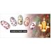 Christmas Theme Nail Art Stamping Plate - Gift Pattern Gingerbread Man Design - Manicure Print Tool CH004 - Buy Online on SooperMarket.com