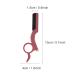 Manual Stainless Steel Men's Razor - Thumb Shape Straight Shaver for Facial Hair Removal (Red) - International Shipping Available - Buy Online on SooperMarket.com