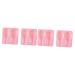 HOMSFOU 4 Pcs Silicone Molds Fondant Molds De para Gelatinas Silicone Cake Mold Silicone Baking Mold DIY Baking Molds Complementary Food Drumstick Pinkx2pcs 15.8*14.9 CMx2pcs