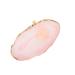 Resin Plastic Plate Dekaim Resin Mini Nail Art Gel Polish Color Mixing Plate Tips Display Holder Manicure Tool(Pink)