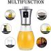 Miiepls Glass Oil Sprayer Bottle Vinegar and Oil Sprayer Vinegar Sprayer Set Oil Sprayer for Hot Air Fryer Oil Sprayer for Cooking Oil for BBQ Cooking Salads Baking Picnic and Grilling 100 ml - Buy Online on SooperMarket.com