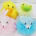 LHKJ 4 Pieces Shower Sponge Exfoliating Sponge Shower Sponge with Soft Toy and Net Bath Sponge for Children Adults Bath Ball Animal Washing Sponge (Colourful) - Buy Online on SooperMarket.com