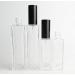 Refillable Glass Perfume Spray Bottle 50ml - Travel Essential Oil & Makeup Tool - Black Closure - Perfect Gift - Buy Online on SooperMarket.com