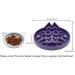 Veterinarian-Designed Large Purple Cat Puzzle Feeder Bowl for Enrichment and Activity - Buy Online on SooperMarket.com