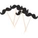 Luzhengyang 20pcs Mustache Stick Cupcake Birthday Wedding Cake Topper - Buy Online on SooperMarket.com