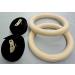 NEXPRO Wood Gymnastic Rings - Olympic Strength Training Rings for Gym - Wooden Gymnastics Rings - Buy Online on SooperMarket.com