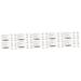 Beavorty 250 Pcs Makeup Eyebrow Mapper Makeup Kits Positioning Eyebrow Shaper Template Major Auxiliary