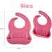 Vicloon Silicone Baby Bib 2PCS - Waterproof, Adjustable Feeding Bibs with Food Catcher Pocket - Pink-Yellow, Unisex Toddler Bibs - Buy Online on SooperMarket.com