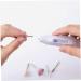 Electric Nail File Electric Manicure Drill Pedicure Nail File Set Mini Nail Drill with 5 Grinding Head Manicure Set for Women (Battery Not Included) - Buy Online on SooperMarket.com