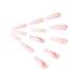 Brishow Long Ballerina Press On Nails - 24 Pink Gradient Acrylics with Gold Foils for Women & Girls - Buy Online on SooperMarket.com
