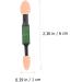 BELLIFFY 30pcs Double Ended Eye Shadow Stick Girl Eyeshadow Makeup Brush Sponge Eyeshadow Stick Rod Aluminum - Buy Online on SooperMarket.com