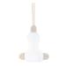 Pacifier chain plush pendant pacifier clip holder cartoon geese crib hanging decoration infant pacifier accessories baby pacifier holder cute pacifier ornament soft pacifier