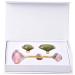 Jade Rose Quartz Roller Kit | 3 Changeable Heads Facial Roller for Glowing Skin - Shop Internationally - Buy Online on SooperMarket.com