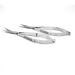 Micro Scissors Stainless Steel for Face Hair & Eyelashes | Curved Grafting Tool - Best International Shipping - Buy Online on SooperMarket.com