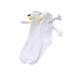 Novelty Magnetic Suction 3D Doll Couple Socks Funny Couple Holding Hands Socks Cotton Breathable Socks for Couples 1 pair White