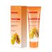 Pretty Cowry Exfoliating Peel Gel With Coconut/Papaya/Cucumber/Extract Face And Body Facial Exfoliator Instantly Removes Dead Skin Cells Revealing A Clear Refreshed Face 100ml (Papaya)