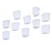 FOMIYES Toe Sleeves Protectors Tube: 5 Pairs Gel Open Toe Wrap Covers Splint Toe Cushioned Bandages Separators Brace for Bunion Blisters Corns Hammer Toes Toenails Loss Friction