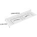 Mikinona Eyebrow Ruler 10pcs Eyebrow Design Ruler Transparent Ruler Eyebrow Guide Template Shape Disposable Measuring Ruler - Buy Online on SooperMarket.com