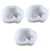 Ciieeo 3pcs Mold Animal Resin DIY Cake Rubber Dessert Jewelry Ice Cube Candy Chocolate Ice Cube Mould Silicone Coaster Epoxy Baking Tool Sleeping Dogs 3D Silica Gel Mousse Chocolate White 10.8X8.5X5CMx3pcs