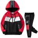 Boys' Activewear Kids Clothing Sets Tracksuits Active Jackets and Pants 2 Piece 2-8 Years Kew-007 6-7 Years