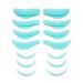 Silicone Pad Eye Lash Perm Pads 3D Lashes Curler Applicator Tools New Blue