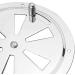 iSure Marine 4 inch Round Butterfly Air Vent Plate 2 Pack - 316 Stainless Steel for Boat Cabin Ventilation - Buy Online on SooperMarket.com