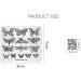 Floral Butterfly Nail Art Stamper Tool - Plate Stamp Flower Multi-Pattern Printing Template FL015 - Buy Online on SooperMarket.com