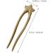 minkissy Wooden Star Hair Stick - Antique Chinese Hair Forks Vintage Wooden Hairpin for Long Hair Hanfu Headdress for Bride Ladies Women Girls - Buy Online on SooperMarket.com